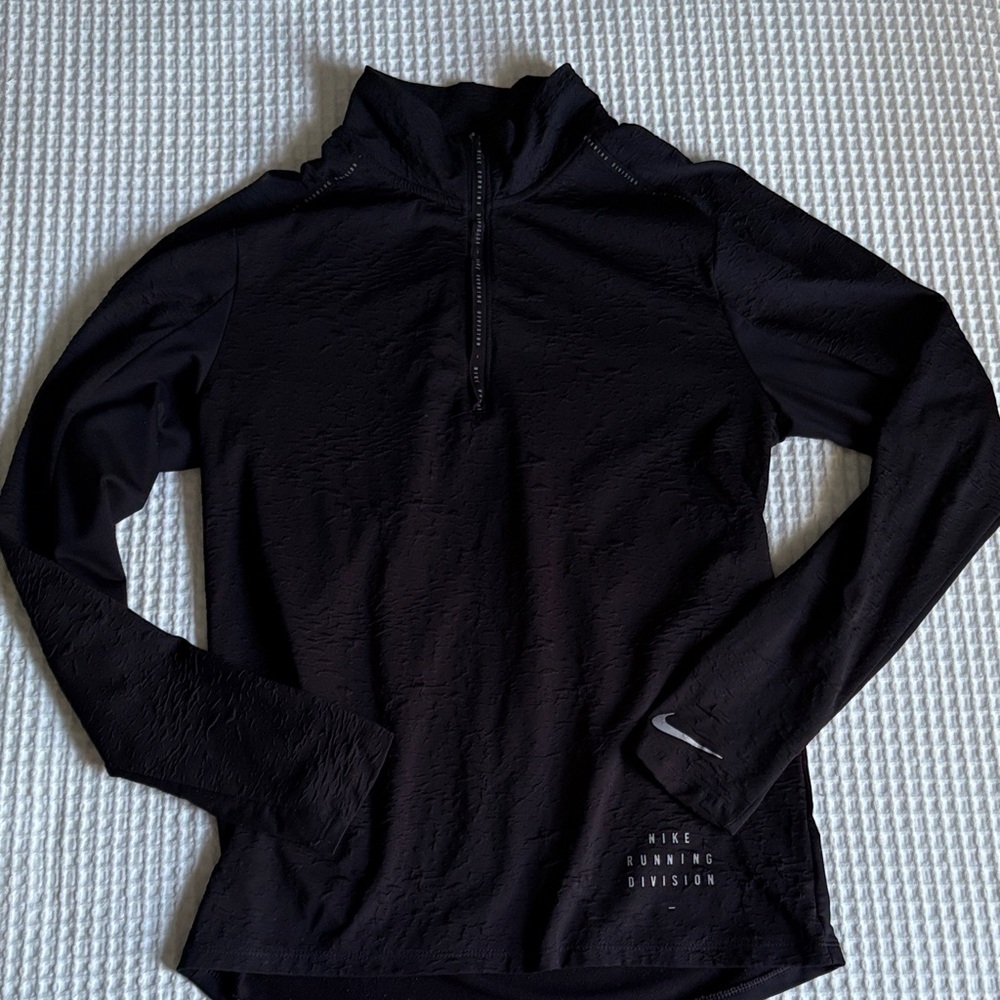 Nike Black Long Sleeve Running Top